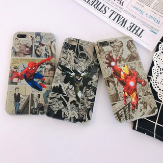 Ốp Lưng Iphone Silicon dẻo bảo vệ máy tốt Comic Marvel - S229