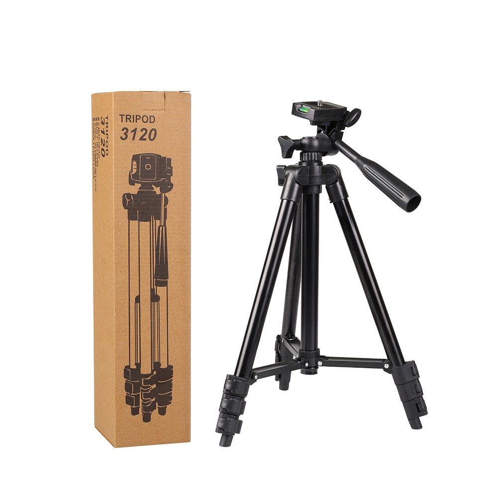 Tripod 3120 Với 3-Way Trưởng cho Nikon D7100 D90 D3100 DSLR Sony NEX-5N A7S Canon 650D 70D 600D với Carry Bag