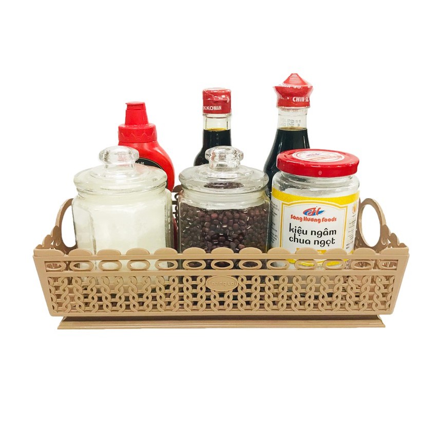 Rổ nhựa chữ nhật size lớn Nhựa Thắng Lợi 29.5 x 19.5 x 8.5cm