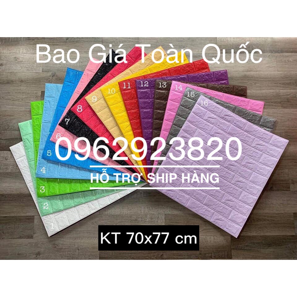 Miếng Dán Tường 3D Khổ 70x77CM Chống Ẩm Giá Rẻ | BigBuy360 - bigbuy360.vn