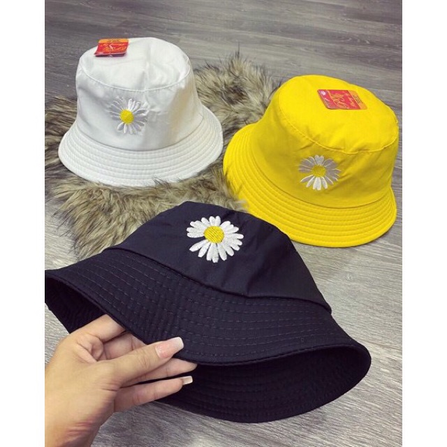 FREESHIP 50K - Mũ Thêu Hoa Cúc Unisex Nam, Nữ