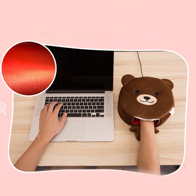 Tấm Lót Chuột Sưởi Ấm Tay Chạy Điện USB Tiện Dụng