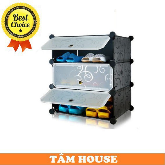 TỦ KỆ NHỰA LẮP GHÉP ĐA NĂNG TIÊN ÍCH TÂM HOUSE TN34