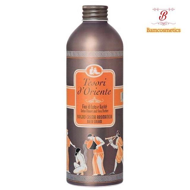 Sữa Tắm Nước Hoa Tesori D' Oriente Hoa Sen Dạng Vòi 500ml (Made In ITALY) Dưỡng Ẩm Da Mịn Màng