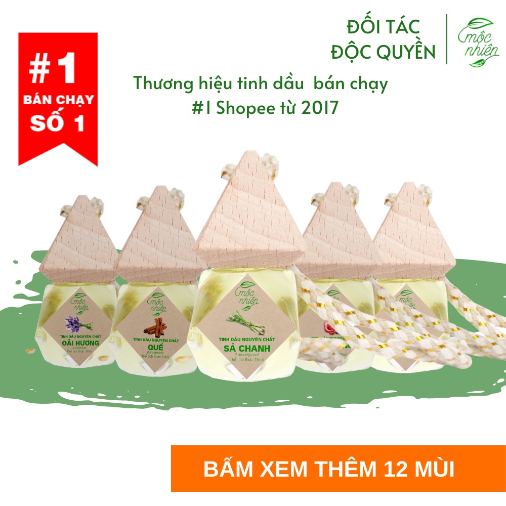 Tinh dầu treo xe Mộc Nhiên có chứng nhận (15 mùi hương) | BigBuy360 - bigbuy360.vn