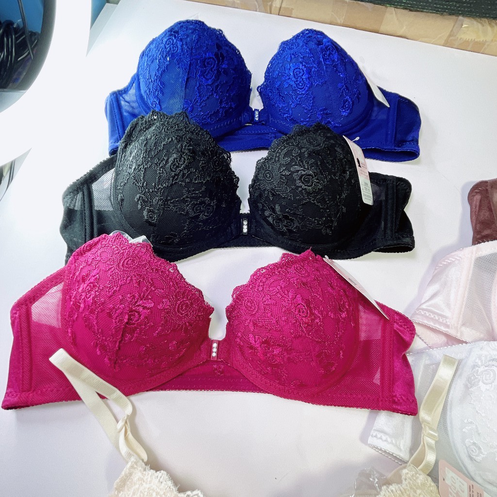 [Size 36-38] Áo ngực cài trước mút mỏng có gọng cao cấp cup A HM737