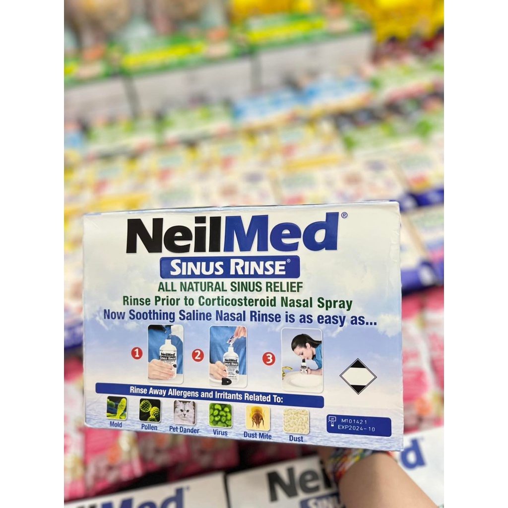 Bộ nước muối rửa mũi Neilmed Mỹ