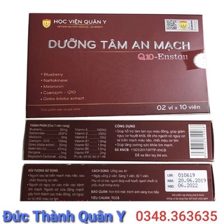 Dưỡng tâm an mạch q10 hvqy - phòng ngừa đột quỵ