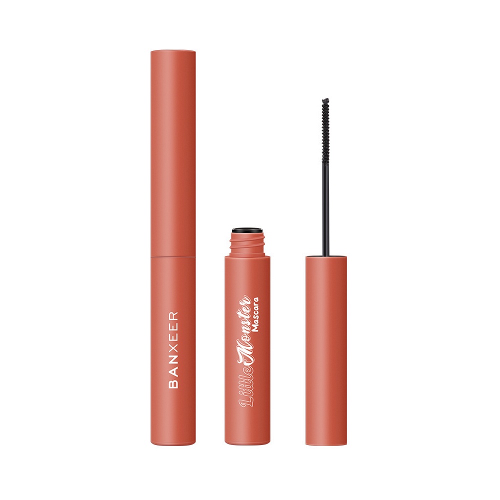 Mascara Banxeer Sợi Tơ 4D Màu Đen Tự Nhiên Chống Thấm Nước Chuốt Dài Và Cong Mi