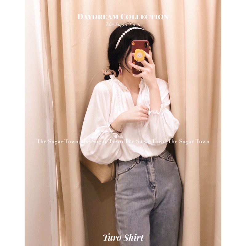 Turo Shirt áo sơ mi tay bồng SugarTown | BigBuy360 - bigbuy360.vn