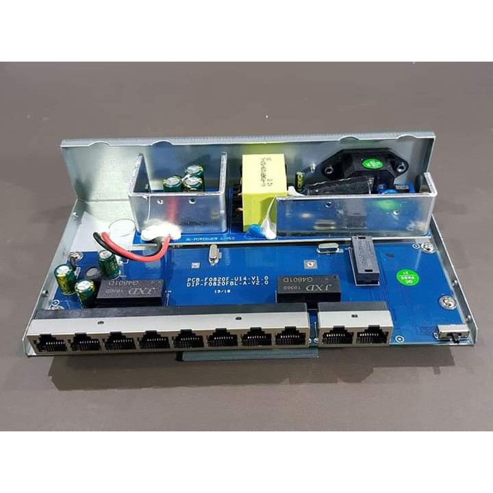 Bộ chia mạng 8 cổng - Switch PoE 8port + 2 cổng uplink HÀNG CHÍNH HÃNG HI-F0820FBL-A