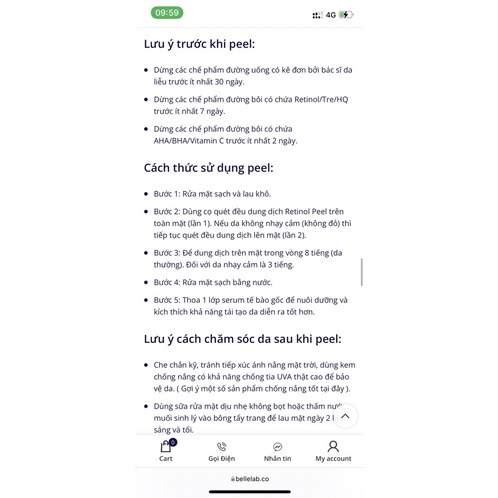 1 Lọ tinh chất thay da sinh học Neostra Retinol Peel 1.5 ml