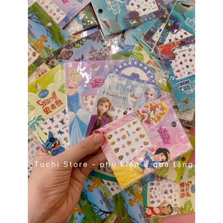 Hình dán/ sticker dán móng tay cho bé yêu hình công chúa elsa