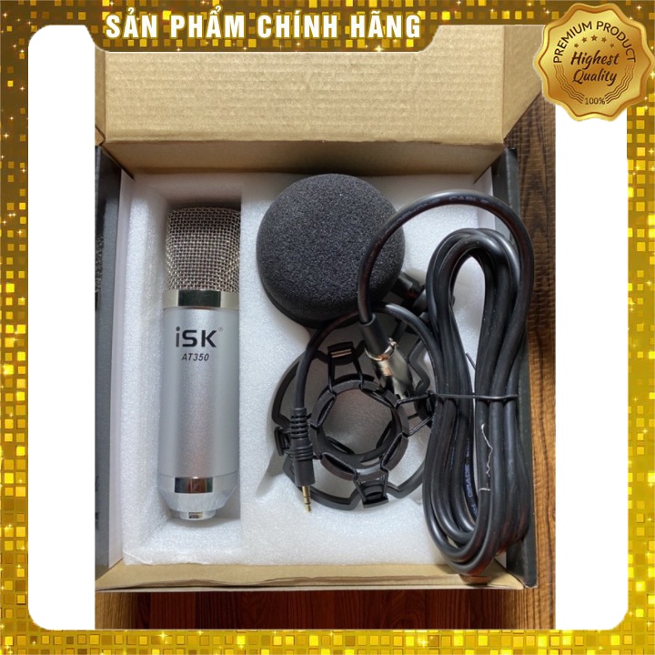 Mic Thu Âm Livestream ISK AT350 Chuyên Nghiệp Âm Thanh Cực Hay