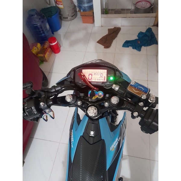 FULL 15 ỐC SALAYA INOX 304 CHÍNH HÃNG GẮN GIDONG XE RAIDER/SATRIA/SONIC CỰC ĐẸP
