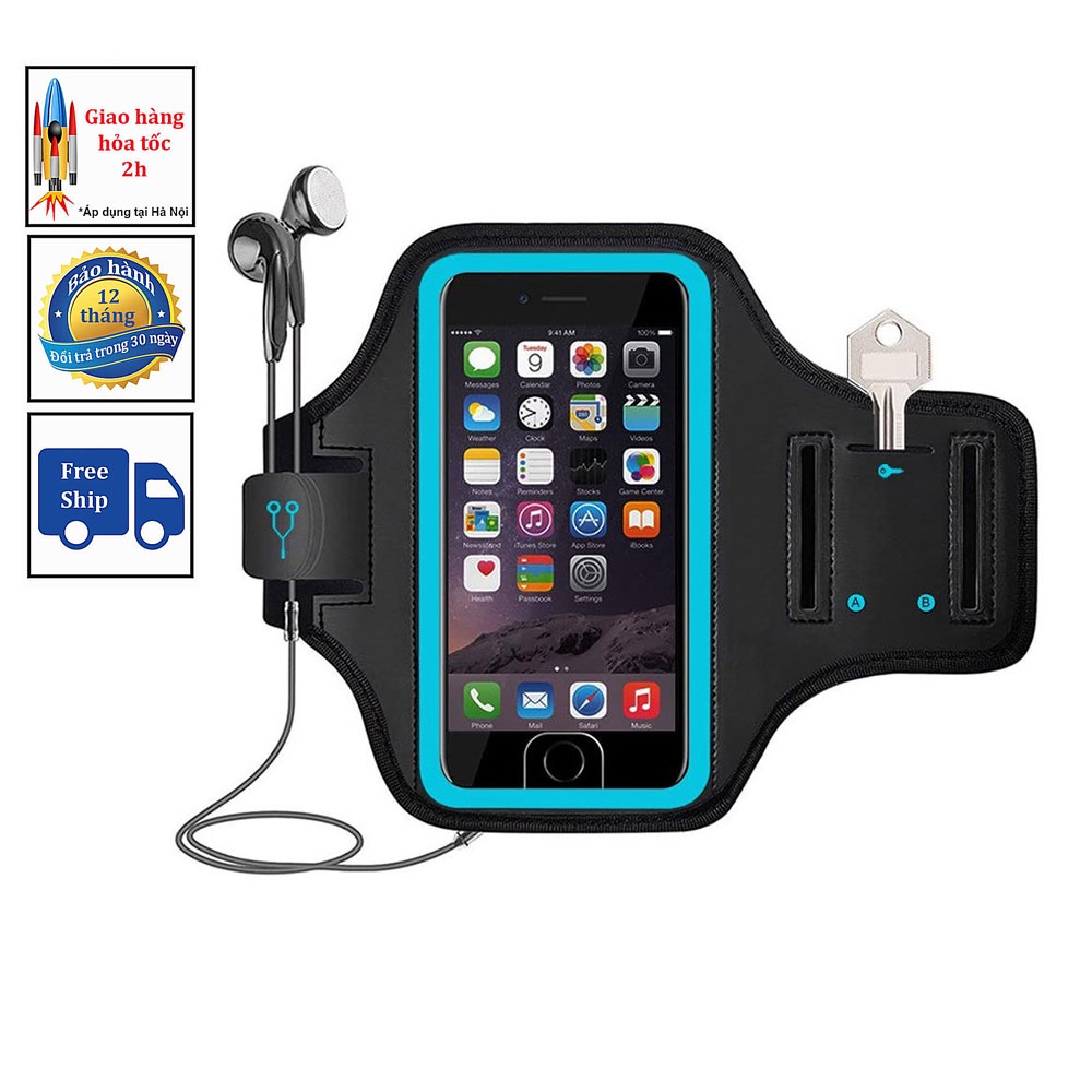 Bao Đeo Tay Điện Thoại Chạy Bộ Cảm Ứng Phản Quang Túi Đựng Điện Thoại Iphone, Samsung 6-7 inch TT 9021