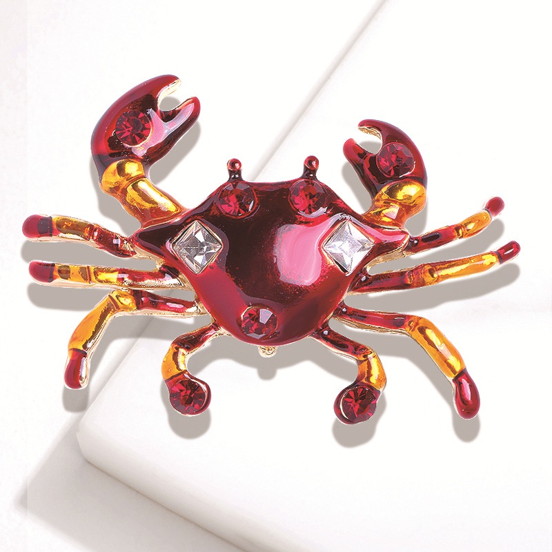 Trâm Cài Áo Hình Cua Hợp Kim Ngộ Nghĩnh