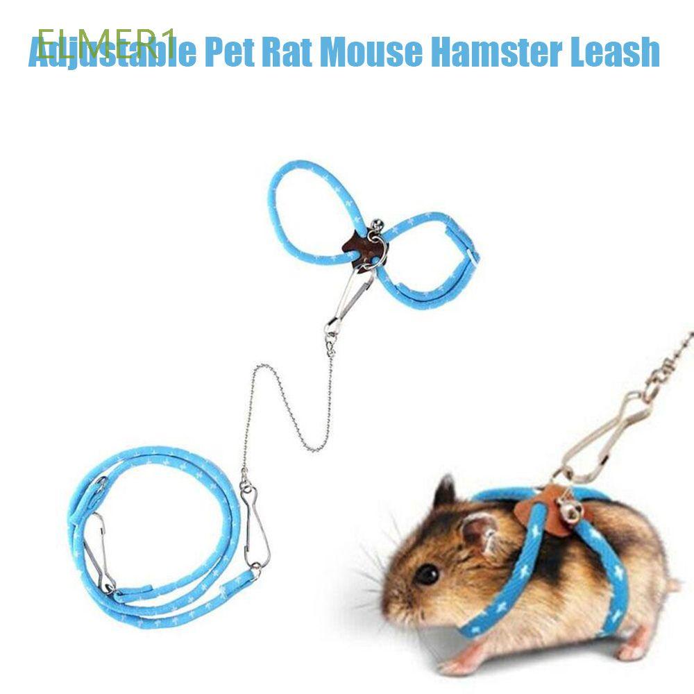 Dây dắt chuột hamster đi dạo bằng nilon nhiều màu dễ thương