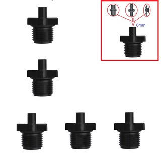 Set 5 đầu ren 21mm để lắp ráp vòi phun sương nhựa