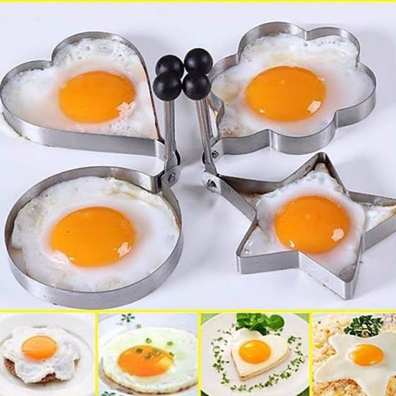 KHUÔN TẠO HÌNH TRỨNG ỐP LA, KHUÔN LÀM BÁNH INOX