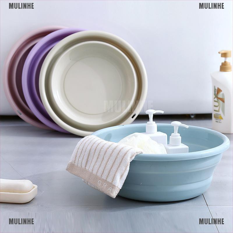 Chậu Rửa Chân Bằng Silicone Có Thể Gấp Gọn Tiện Lợi Dành Cho Cắm Trại