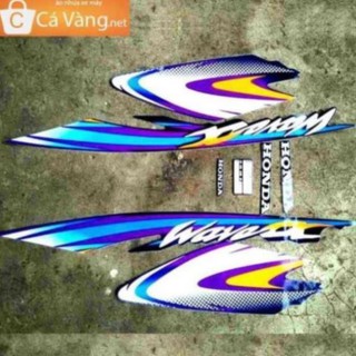 Bộ vỏ nhựa + Tem xe + Ốc Wave A, Alpha 2002 NHỰA ABS Ghi màu XANH DA