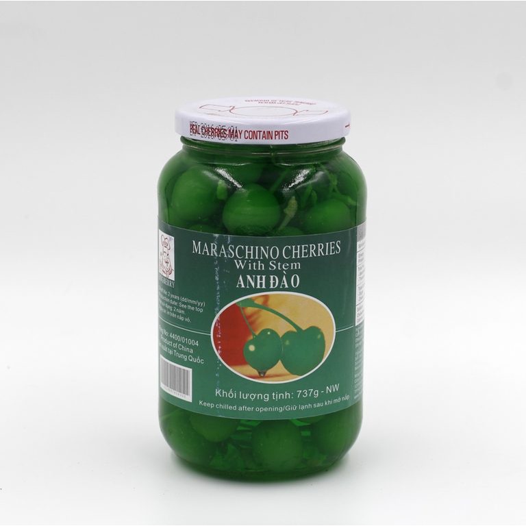 Hộp Cherry Xanh 739gr