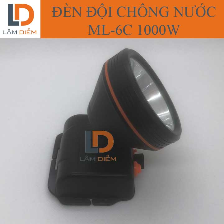 ĐÈN ĐỘI PIN SẠC CHỐNG NƯỚC SIÊU SÁNG ML-6C