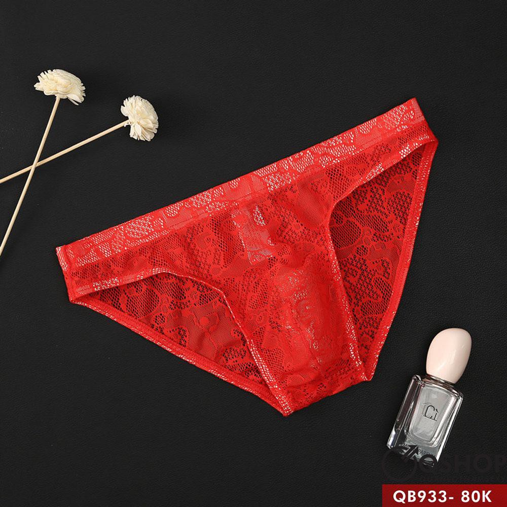 QUẦN LÓT NAM BIKINI REN LƯỚI QB933
