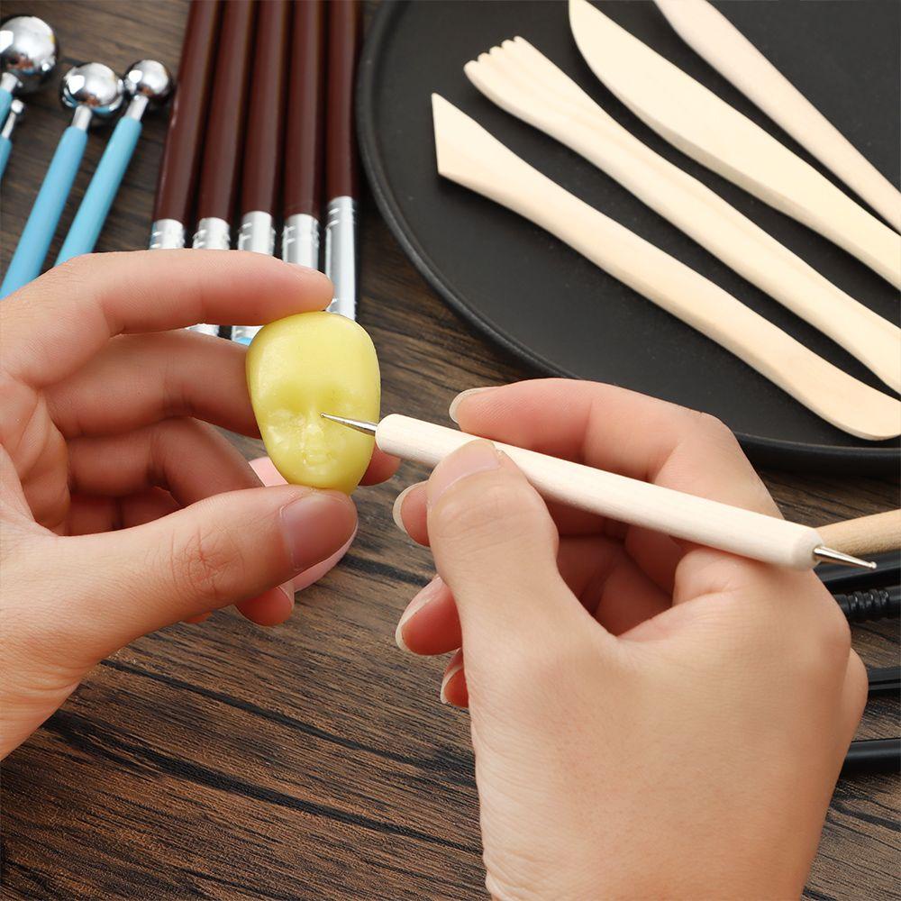 Bộ 25 Dụng Cụ Tạo Hình Đất Sét Polymer