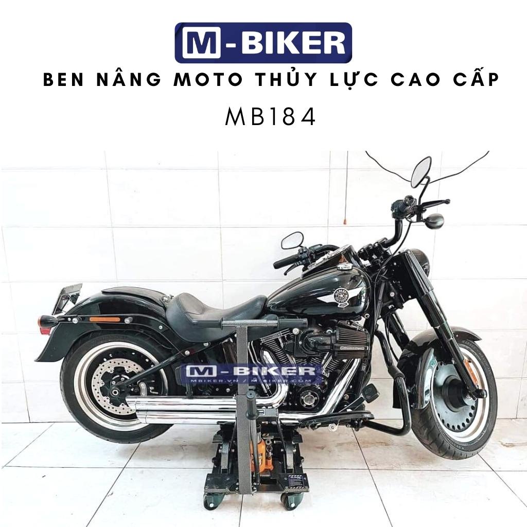 Ben nâng xe moto thủy lực di chuyển cho xe Harley davidson, Triumph, Cruiser, classic, Mbiker MB184