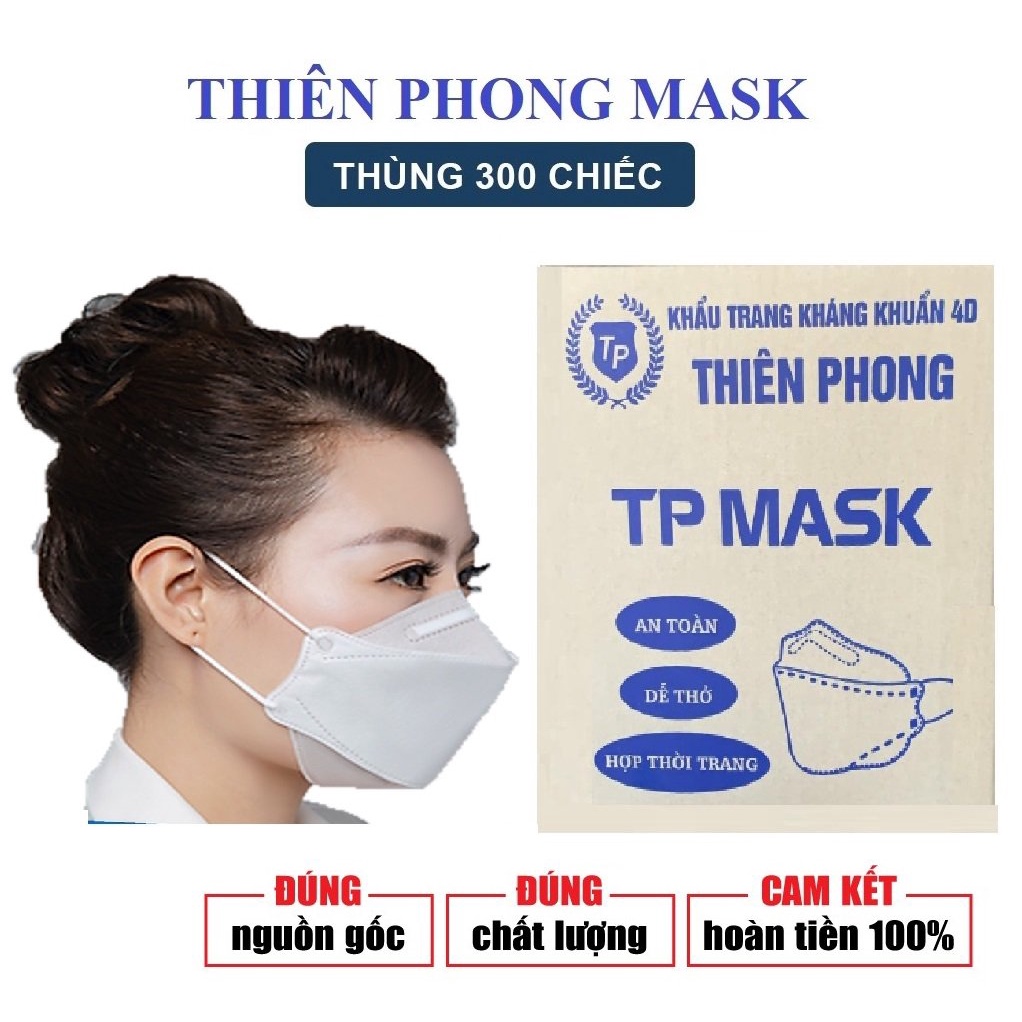 THÙNG 300 CHIẾC KHẨU TRANG KHÁNG KHUẨN 4D KING MASK KF94 ÔM SÁT MẶT CHỐNG BỤI MỊN | BigBuy360 - bigbuy360.vn
