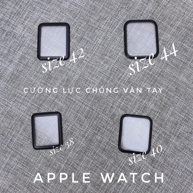 Cường lực apple watch nhám full màn chống vân tay ROCKYMILE Series SE/6/5/4/3/2/1 Size 38 40 42 44MM - Phụ Kiện Việt