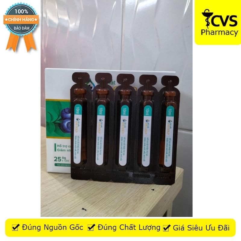 Bổ Mắt Eye Gold (25 ống) hỗ trợ cải thiện thị lực, giúp sáng mắt, giảm nhức mỏi mắt, khô mắt - CVS Pharmacy