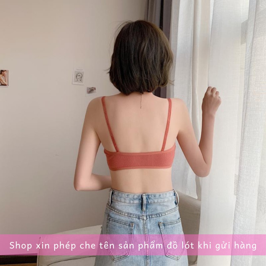Bra hai dây len tăm quả ngang - AL010 | BigBuy360 - bigbuy360.vn