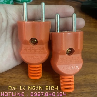 Phích Cắm Điện Siêu Chịu Tải, Chống Vỡ, Chống Va Đập  Sopoka 3000W