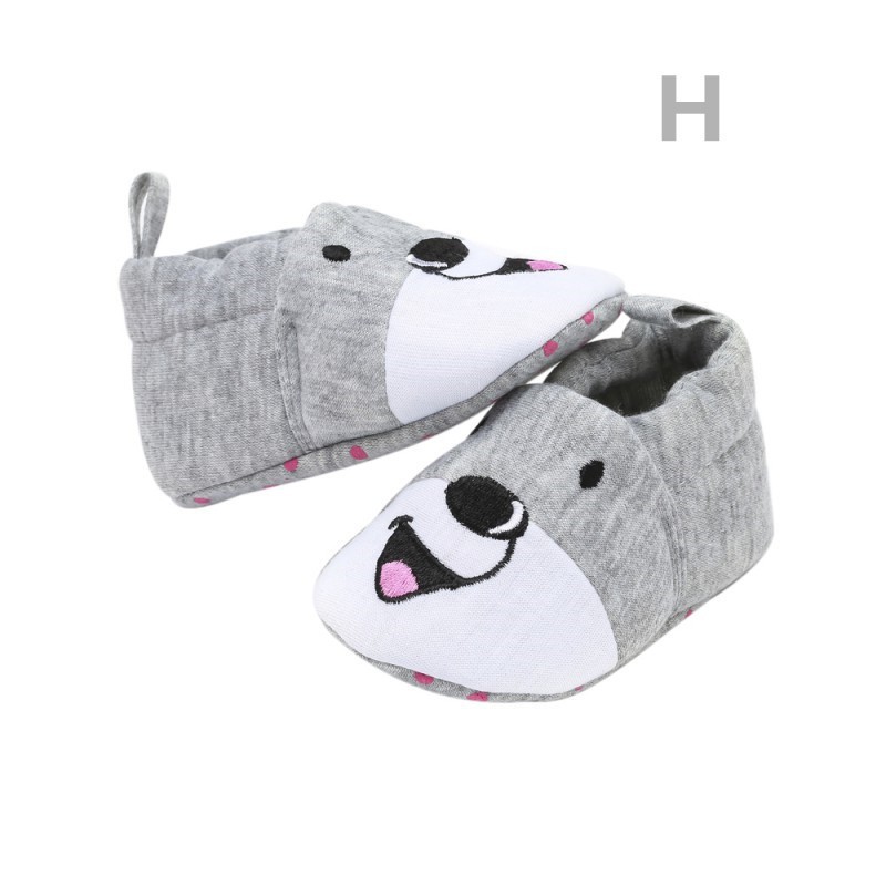 Giày lười chống trượt họa tiết động vật đáng yêu cho bé