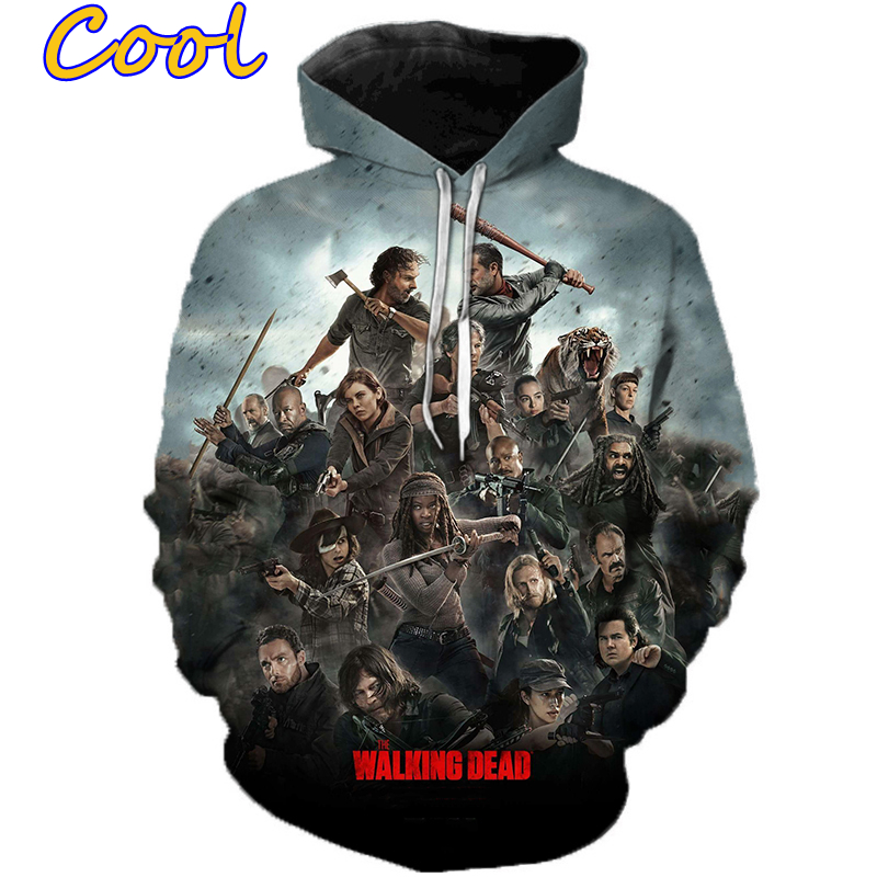 Áo Hoodie In Họa Tiết Phim The Walking Dead 3d Thời Trang Cho Nam Nữ | BigBuy360 - bigbuy360.vn