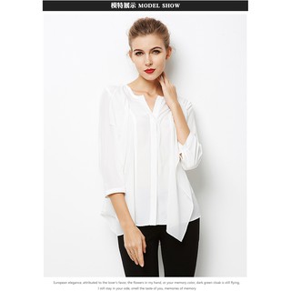 TK84-SƠ MI NỮ BIGSIZE MÀU TRẮNG S-6XL