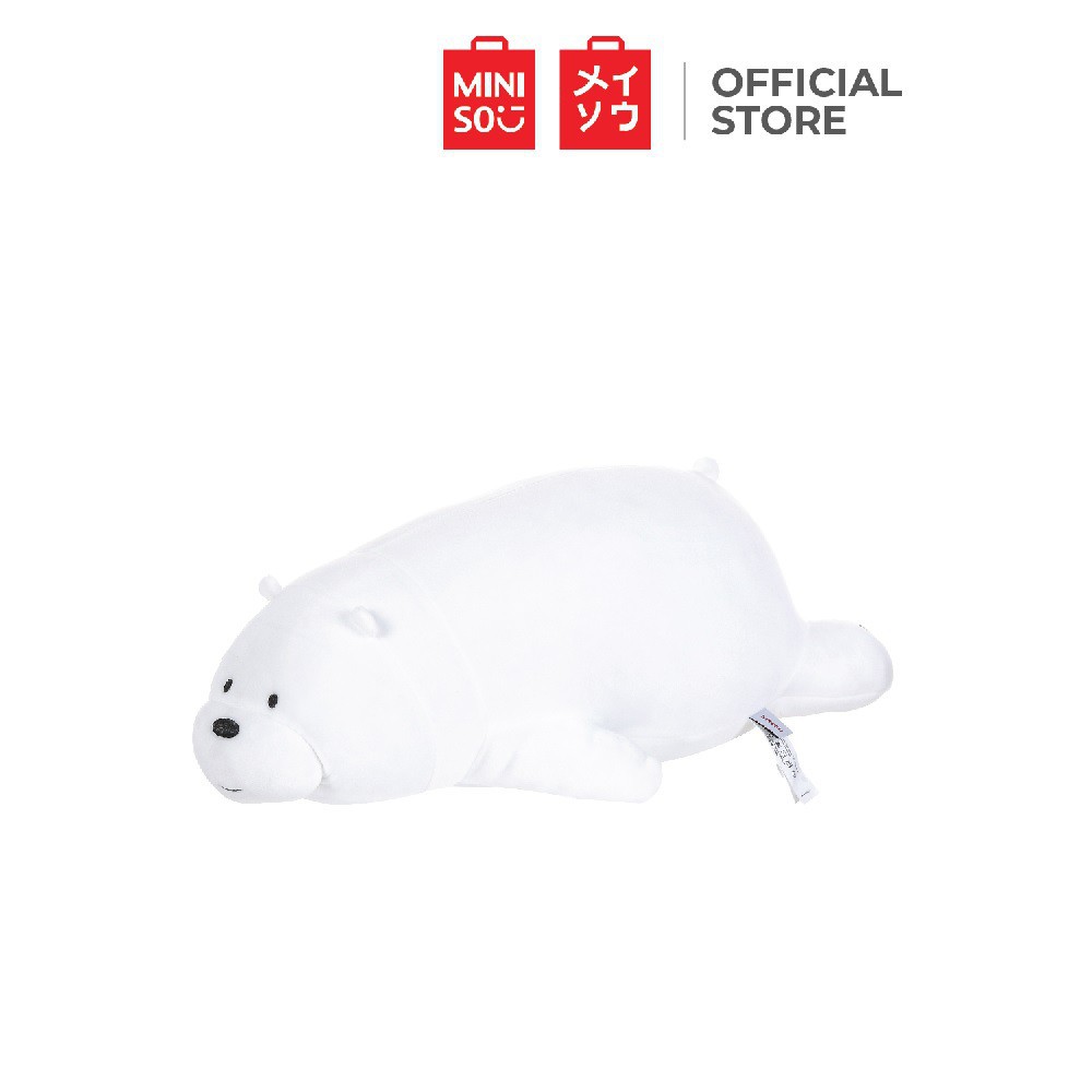 Gấu bông nằm Miniso x We Bare Bears Ice Bears