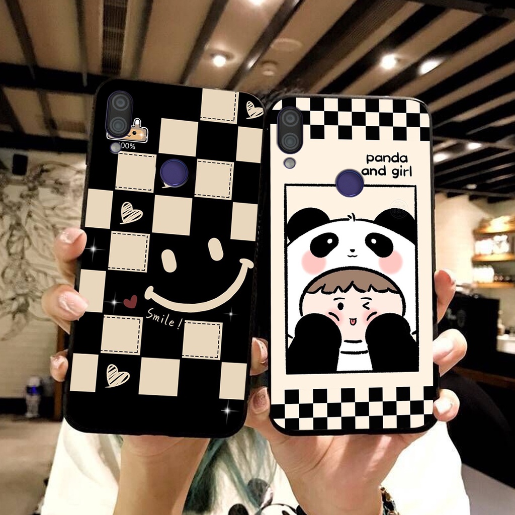 Ốp lưng Xiaomi REDMI 7 / REDMI NOTE 7 in hình cao cấp mẫu kẻ caro,mikenbe@r siêu hot