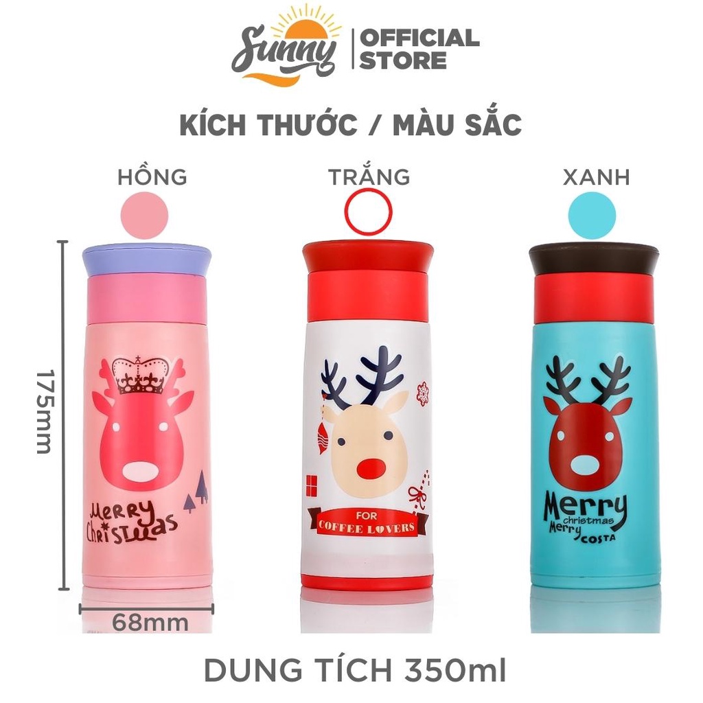 Bình đựng nước giữ nhiệt lõi thuỷ tinh bọc nhựa lúa mạch dung tích 350ml decor bàn học BN10
