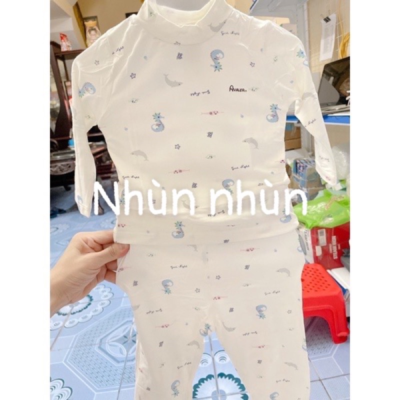 {Hà Nam/ Avaler} Bộ quần áo cổ 3cm/3 phân Avaler size 6-9m đến 3-4y