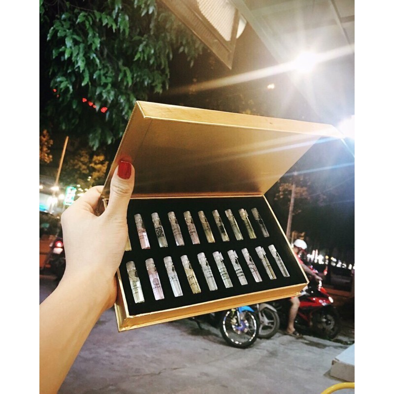 BỘ 20 CHAI NƯỚC HOA MẪU THỬ GOLD 3ML | Thế Giới Skin Care