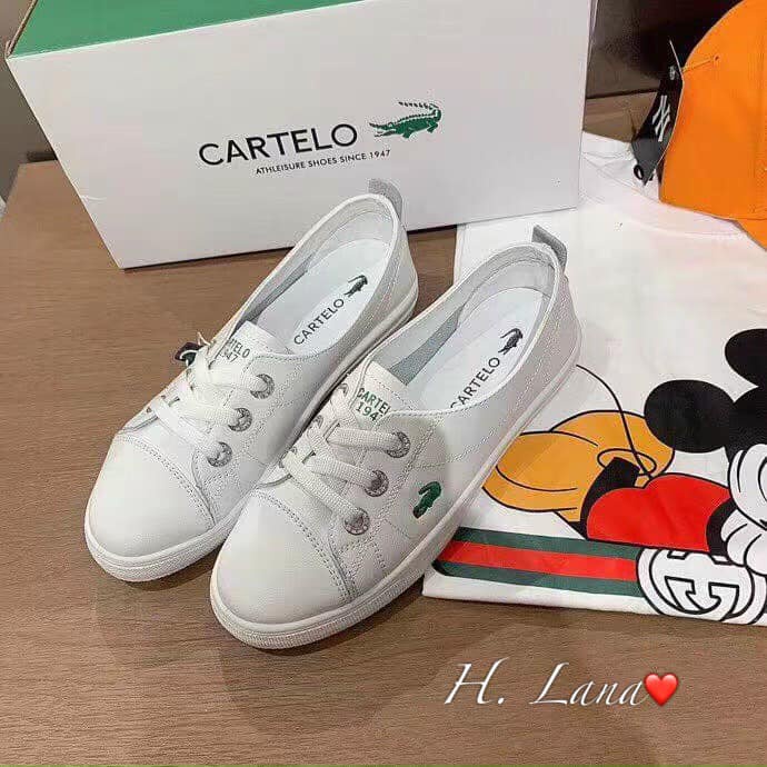 GIÀY SLIP ON THÊU CÁ SẤU HÀNG VỠ BOX