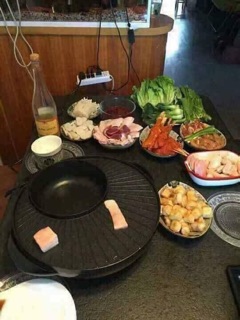 Bếp lẩu nướng 2in1