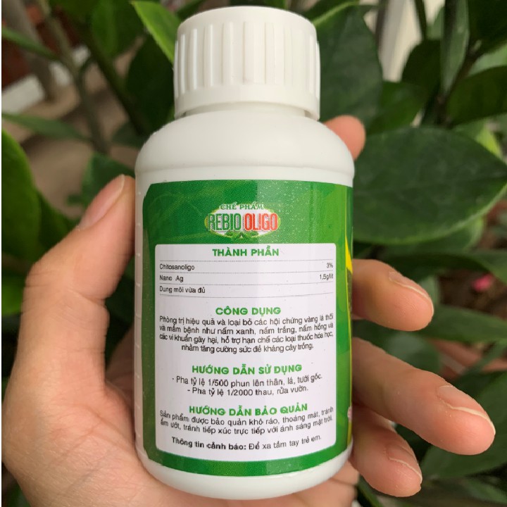 💥CHÍNH HÃNG💥𝐑𝐄𝐁𝐈𝐎 𝐎𝐋𝐈𝐆𝐎 𝟏𝟎𝟎𝐦𝐥 Đặc trị nấm trắng, nấm hồng, rỉ sắt, vàng lá, thối rễ... dùng cho hoa hồng, cây cảnh, rau