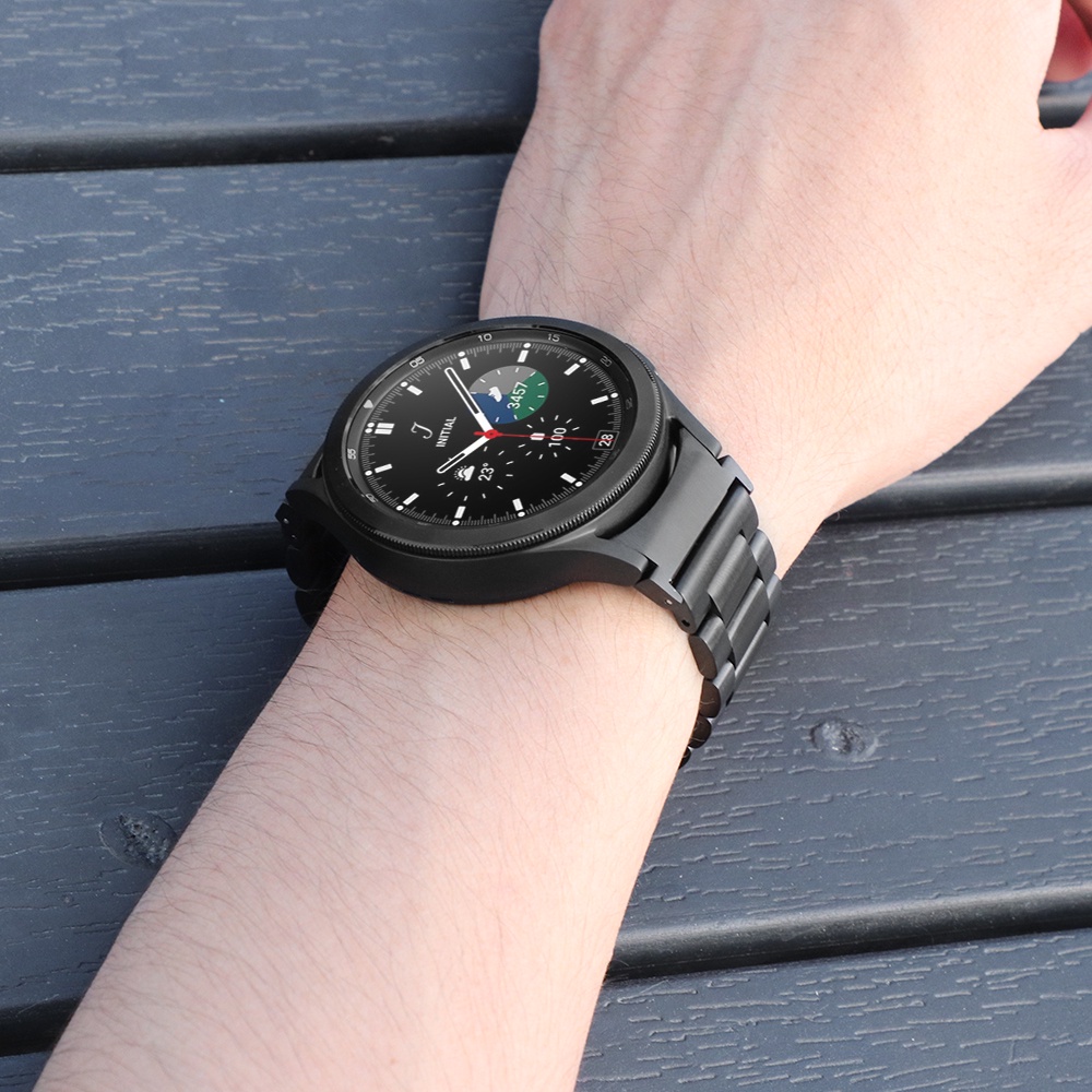 Dây Đeo Thay Thế Bằng Thép Không Gỉ 46mm 42mm/Watch4 44 40mm Cho Samsung Galaxy Watch 4 Classic