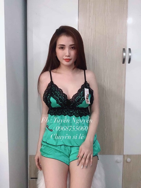 [Mã WA1606 giảm 15% đơn 99k] [SALE 35%] Đồ ngủ sexy lụa có mút | BigBuy360 - bigbuy360.vn