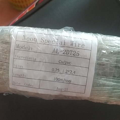 100M Dây điện trong  0.25 dùng làm led neon